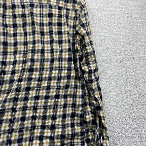Only & Sons Slim-Fit Men's Plaid Shirt Yellow / Black Sz L Lumberjack Outdoor - Picture 14 of 16